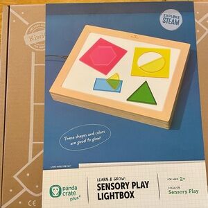 Kiwi Co Panda Crate Sensory Play Lightbox
